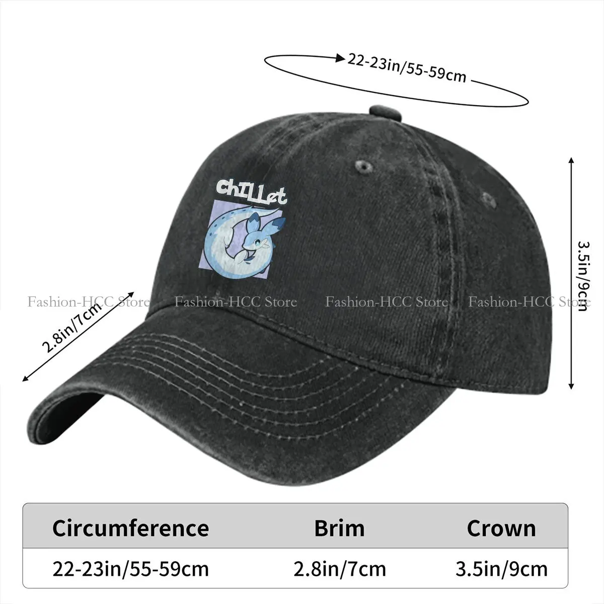 Chillet Baseball Cap Men Hats Women Visor Protection Snapback Palworld Elf Game Caps