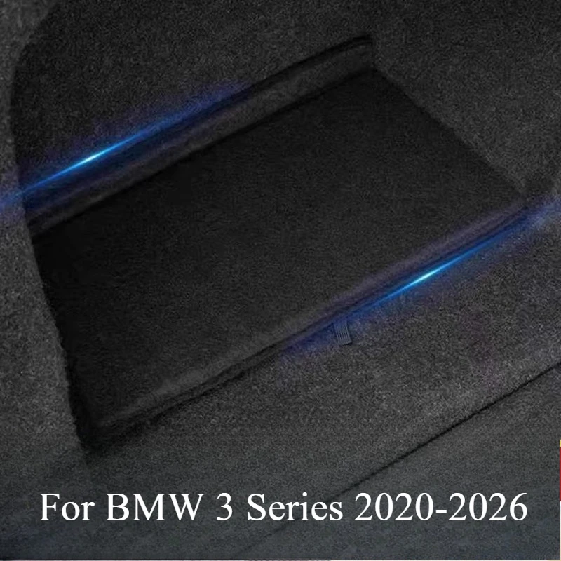 For BMW 3 Series 2020-2026 Trunk Baffle Car Side Flap Three Series Decorative Storage Box Automobiles Interior Accessories