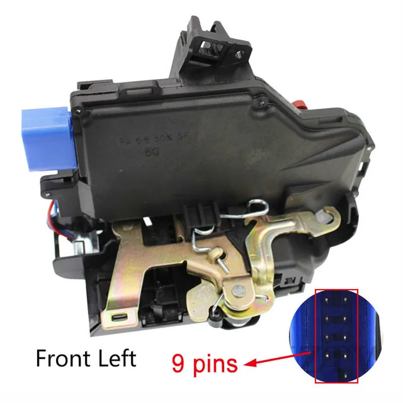 FRONT LEFT FREE SHIPPING 3D1837015 DOOR LOCK ACTUATOR CENTRAL MECHANISM FOR GOLF 5 V MK5 VW SEAT LEON TOLEDO SKODA OCTAVIA