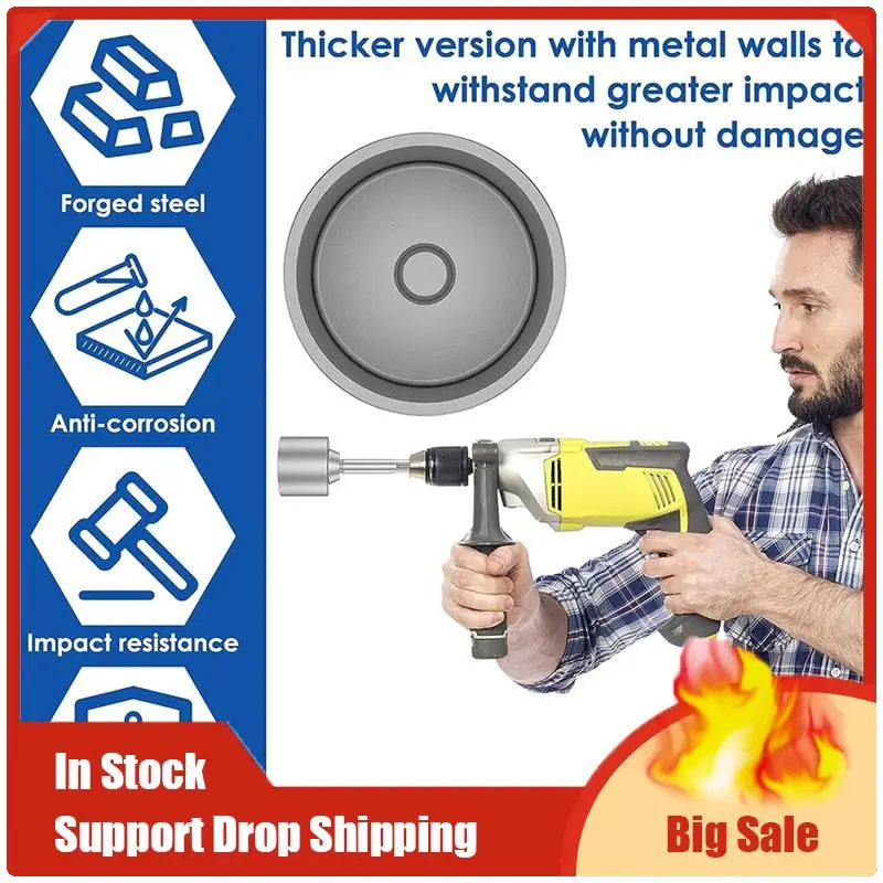 

SDS Plus Ground Rod Driver For Rotary Hammer Drills Metal , Ground Rod Bits Driver Socket For GBH-3-28 GBH2-26 Durable (19Mm)