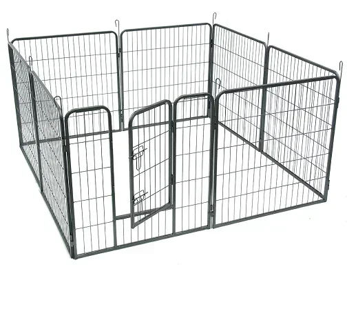 Large cheap outdoor/indoor portable metal steel fencing pet puppy dog fence