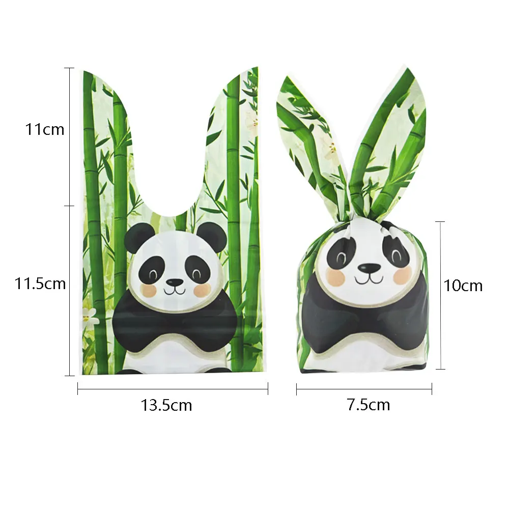 25/50/100pcs Animal Candy Bag Gift Bag Cute Color Carton Rabbit Ear Bags Cookie Packing Children\'s Day Supplies