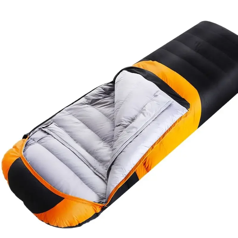 

Filling (2100G,2500G) White Duck Down Envelope Sleeping Bag Autumn And Winter Keep Warm Portable Outdoor Camping Equipment CS107