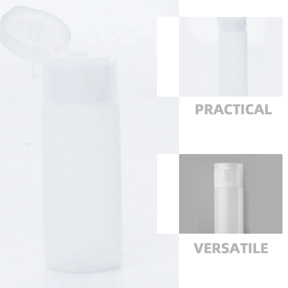 

12pcs Flip Top Empty Bottles 12ml PE Squeeze Dispenser Reusable Travel Shampoo Conditioner Lotion Toiletry Bottles