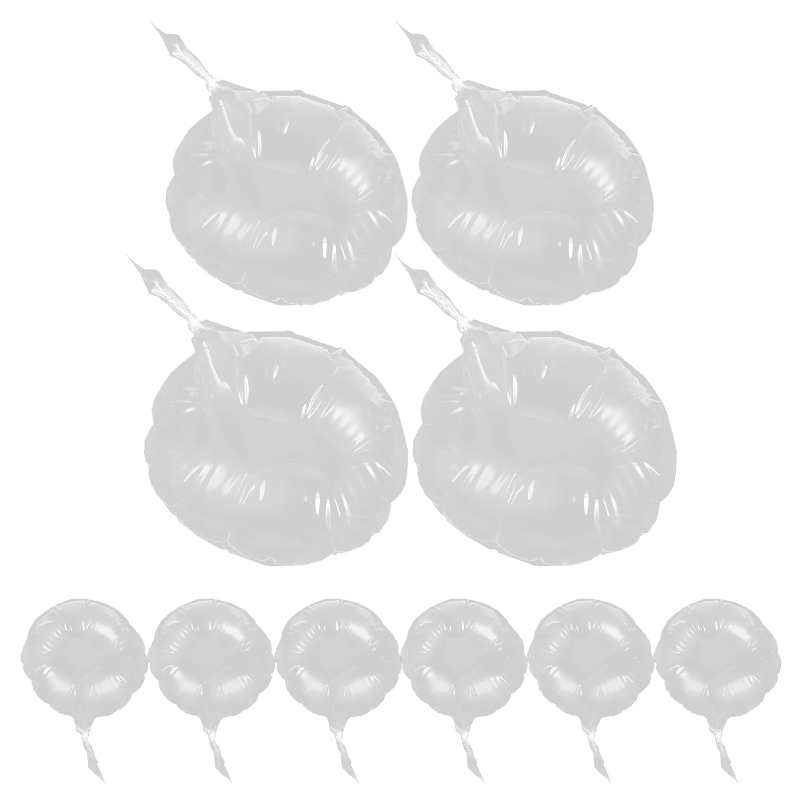 

10pcs 24 Inch Transparent Round Big Clear Bobo Wedding Party Decorations Extra Large Balloons Giant Balloons