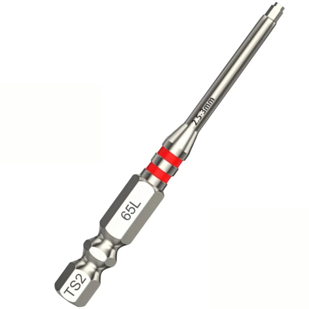 Hexagonal Screwdriver Bits 65mm 100mm Length for Electric Drivers Compatible with 6.35mm Chuck and Magnetic Tip Design
