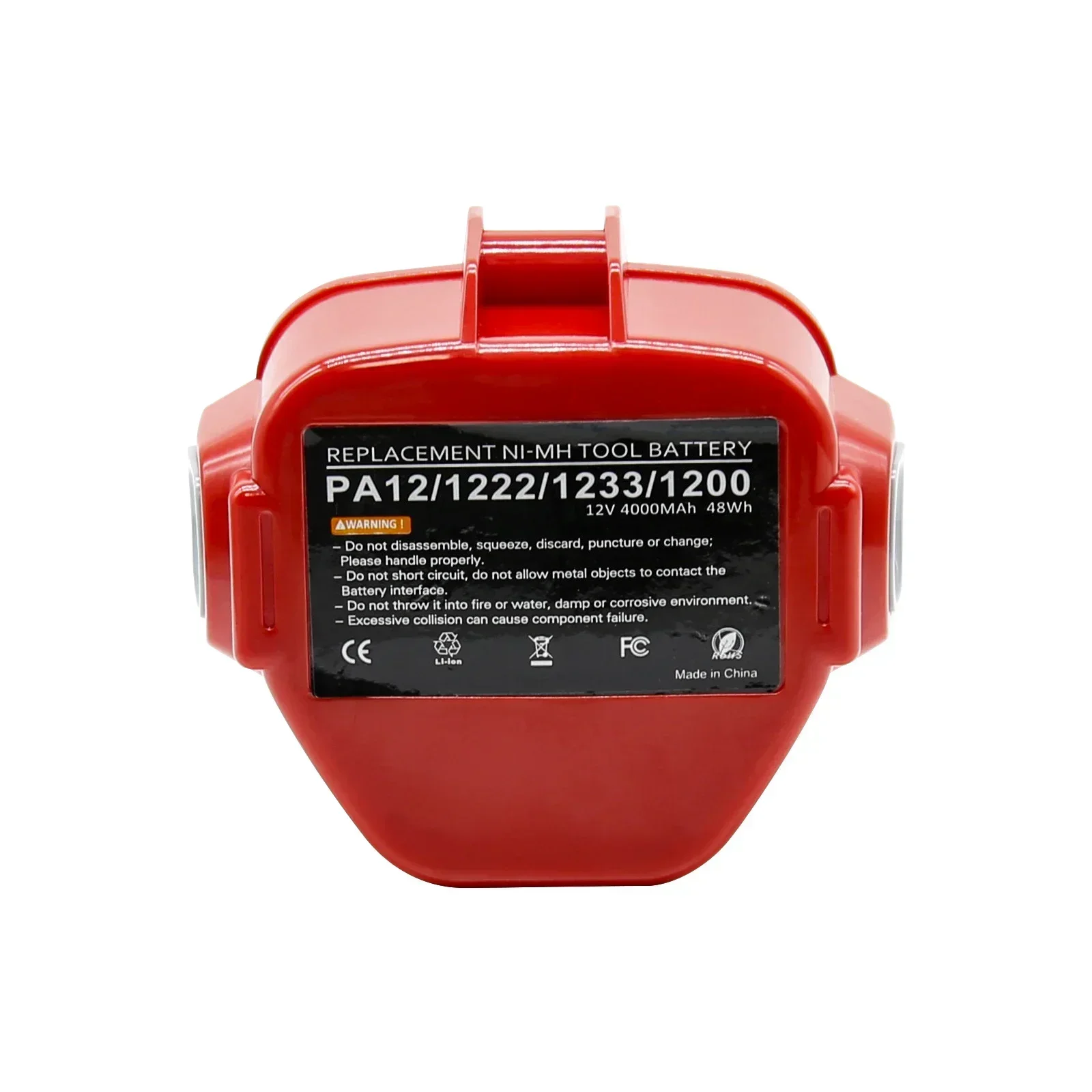 Batteria Ni-Mh da 4000 mAh per Makita 1200 1220 1201 1222 1233SA/B1235 192681 -5 Batterie per elettroutensili PA12 Batteria da 12 V