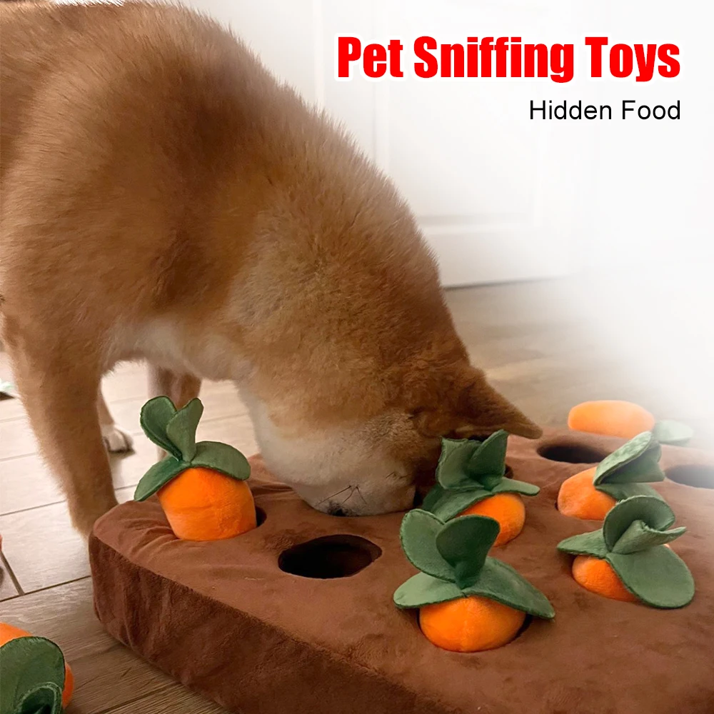 Dog Cat Toy Pet Vegetable Chew Toy Carrot Plush Hide Food Toys Durable Chew Dogs Accessories To Improve Eating Habits Pets Sniff