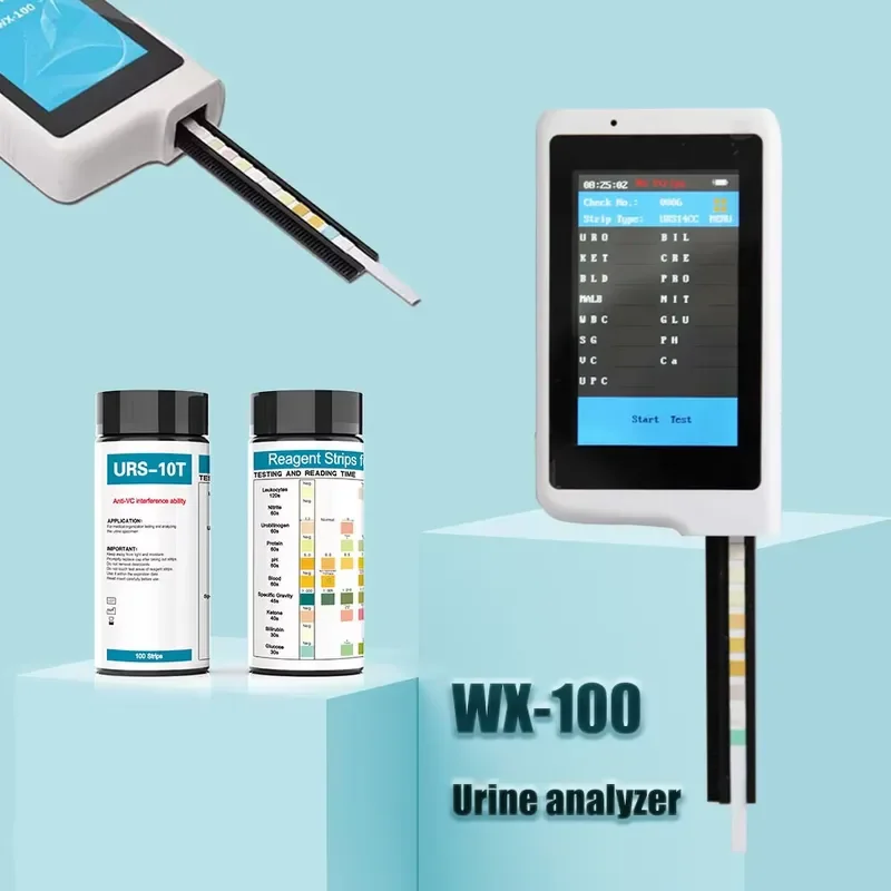 Clinical Analytical Instruments W-100 Portable Urine Analyzer Machine Automatic Analyzer Medical Urine Analyzer