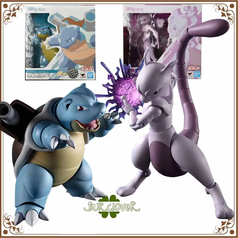 

Bandai Original SHF Anime Figure pokemon Arts Remix KAMEX MEWTWO Action Figure Toys For Boys /Girls /Kids /Christmas Gift