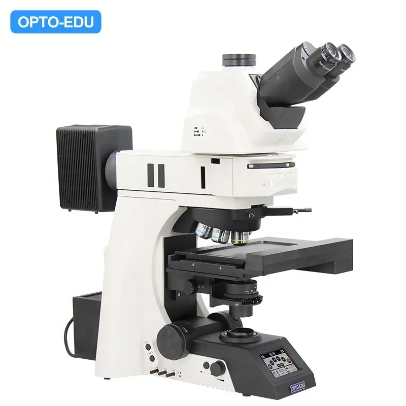 OPTO-EDU A13.1095-TR Full Auto Transmit Reflect Semi-APO Metallurgical Microscope