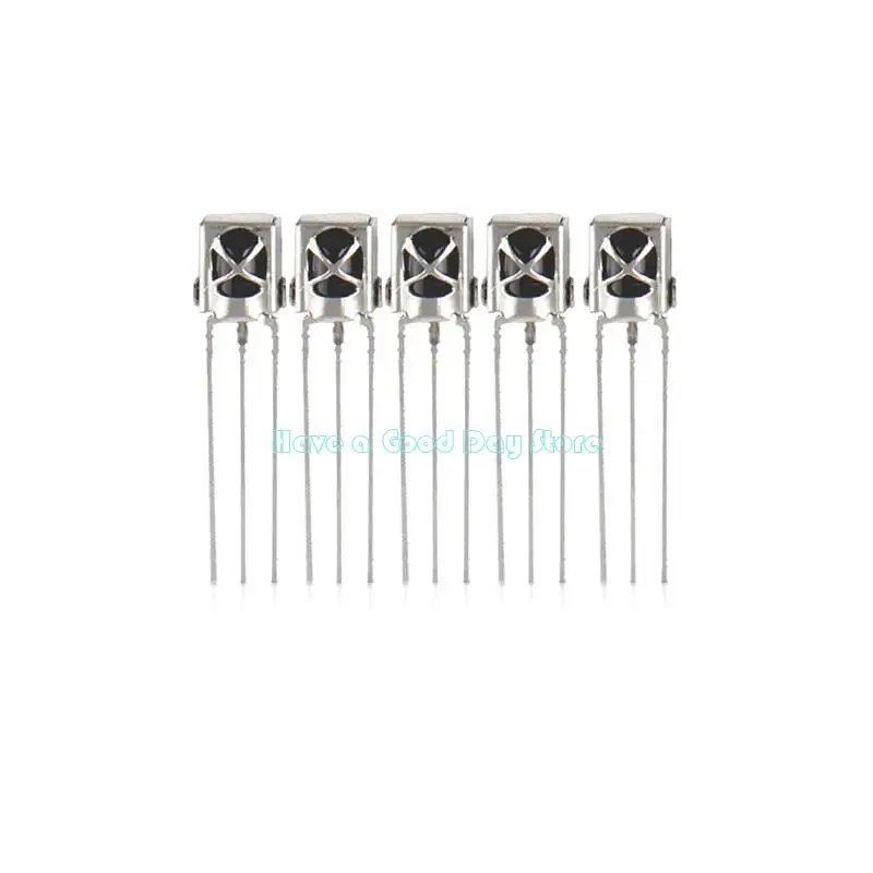 462D 10pcs TL1838 VS1838B 1838 38Khz IR Receiver with Metal for case