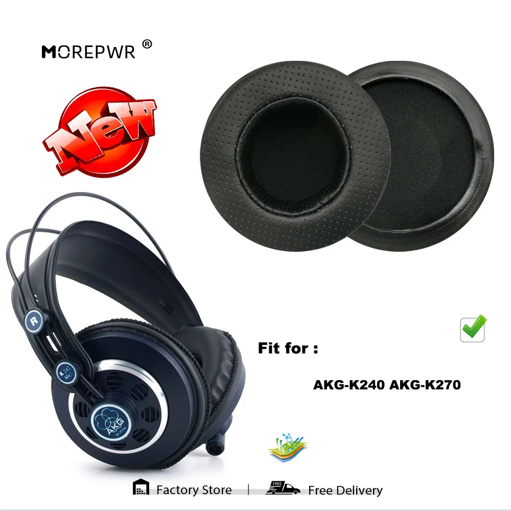 

Replacement Ear Pads for AKG K240 K270 K-240 K-270 Headset Parts Leather Cushion Velvet Earmuff Earphone Sleeve Cover