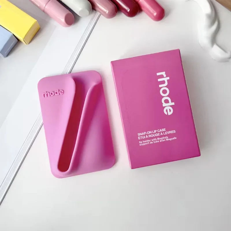 Hot-Trend Lipgloss met magnetisch achterontwerp, siliconen telefoonhouder, stabiele bevestiging voor eenvoudig en handig dagelijks gebruik.