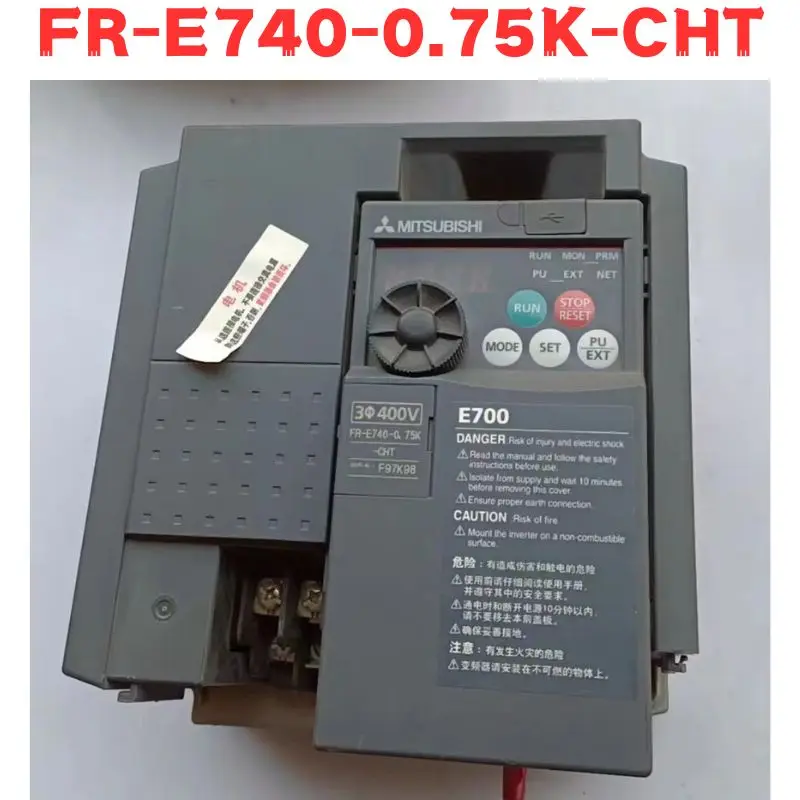 

Used FR-E740-0.75K-CHT Inverter Tested OK FR E740 0.75K CHT