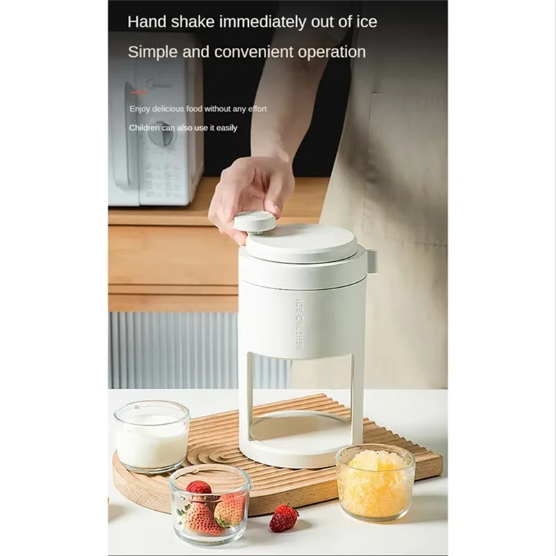 

Handheld Manual Ice Crusher Tool Summer Ice Shaver Ice Maker Manual Crusher For Cafe Bar Kitchen Snow Grinder