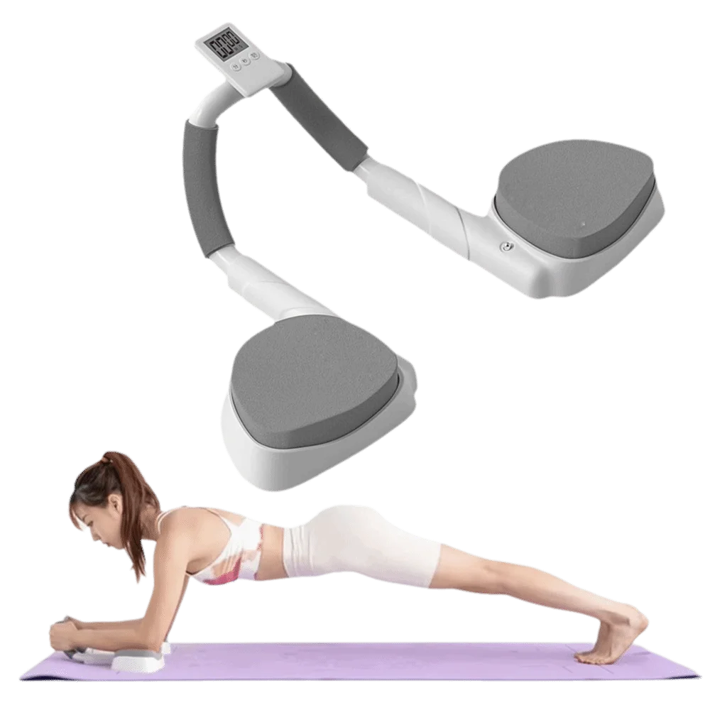 Non-Slip Handles Push Up Board Protective Elbow Pads Ergonomic Flat Support Trainer Adjustable Automatic Timing