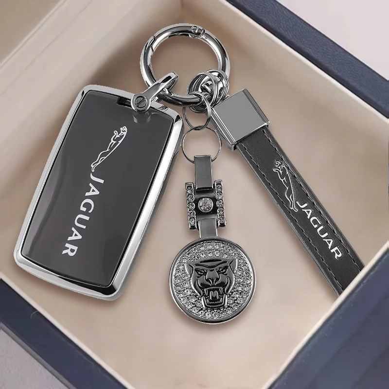 حافظة مفاتيح ذكية للسيارة من البولي يوريثان غطاء شل لسيارة جاكوار XE XF XJ F PACE E-PACE 2019 جاكوار CX16 F-TYPE V12 XJL ملحقات سلسلة المفاتيح