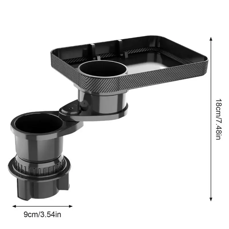 Car Coffee Cup Holder 2 In 1 Drink Holder Adapter Adjustable Auto Front Seat Cup Extender Organizer For Drinks Wallets Mobile