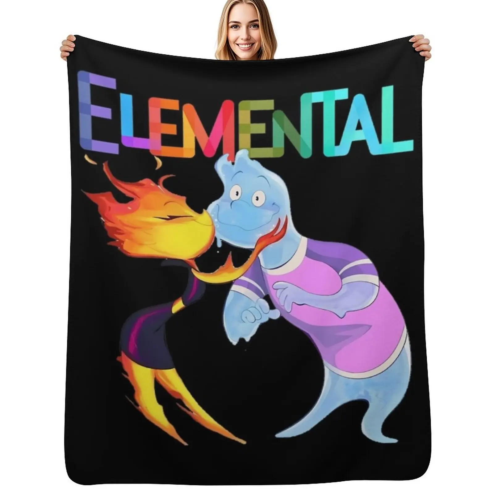 

Elemental - Wade & Ember Throw Blanket bed plaid Sofa Throw Sleeping Bag Stuffeds Blankets