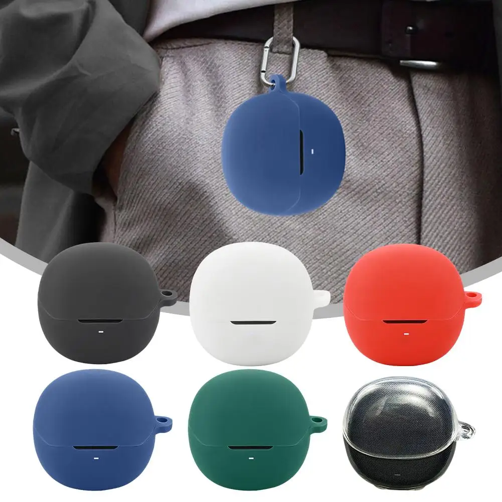 For QCY AilyBuds Pro Earphone Anti-Scratch Protective Cover Bluetooth Earphone True Wireless Case Soft Silicone V1V3