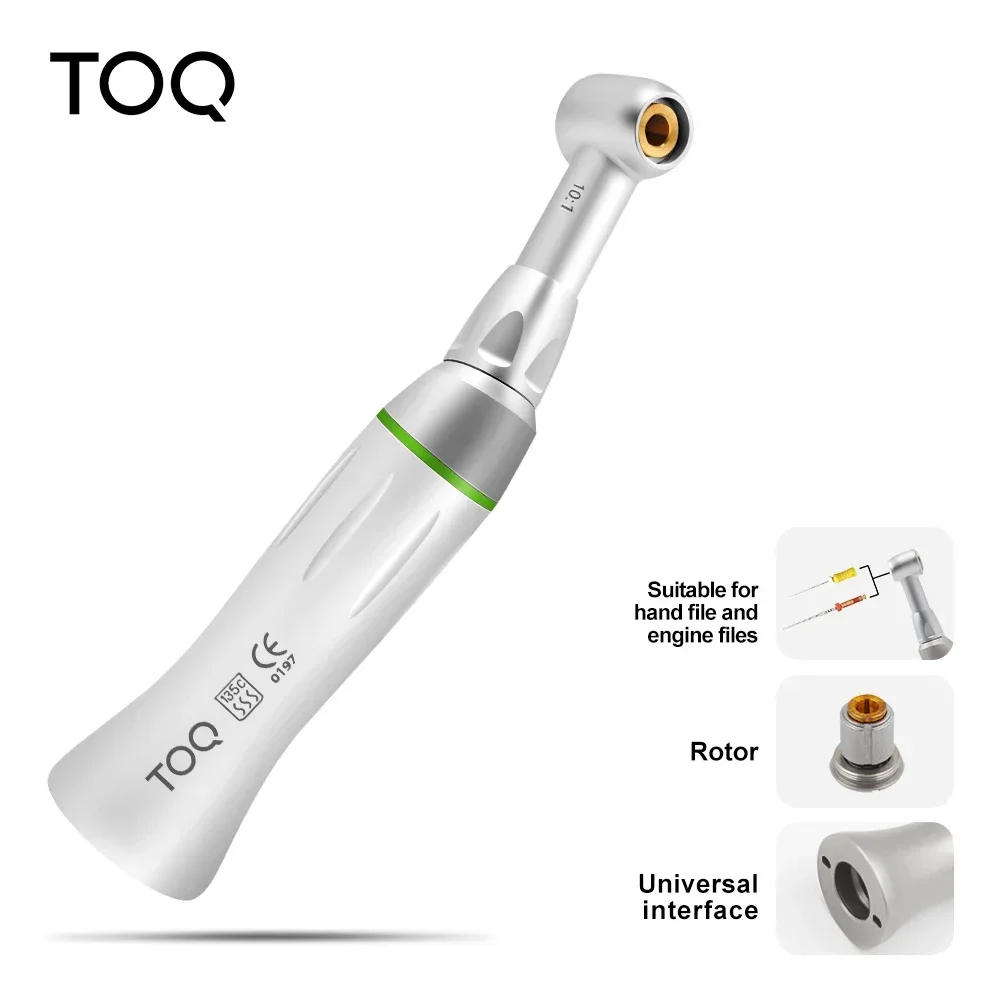 Oral Equipment 60°Twist Reciprocating Hand Files Head 10:1 Contra Angle Handpiece Push Button Chuck For Endodontic