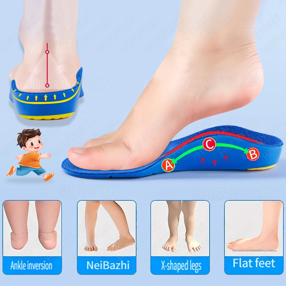

Arch Support Orthotic Insoles for Kids Flat Feet Plantar Fasciitis Foot Support Orthopedic Insoles for Children Shoes Inner Sole