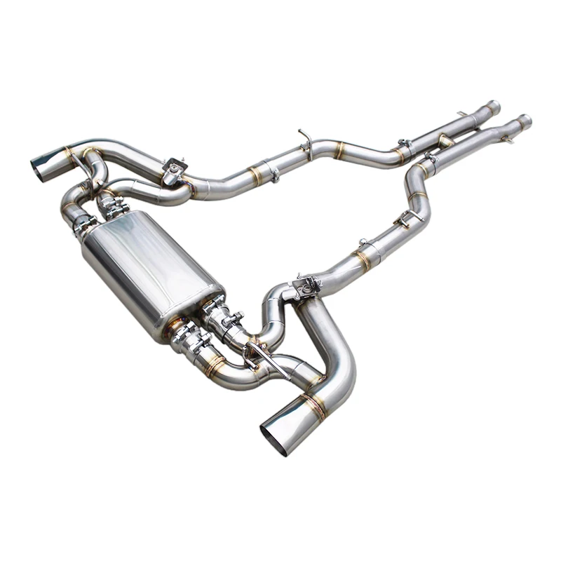

OEM Valves Exhaust Pipes For Mercedes-Benz AMG GT/GTS(C190) 4.0T 2017-2023 Stainless Steel Catback Muffler Rebound System
