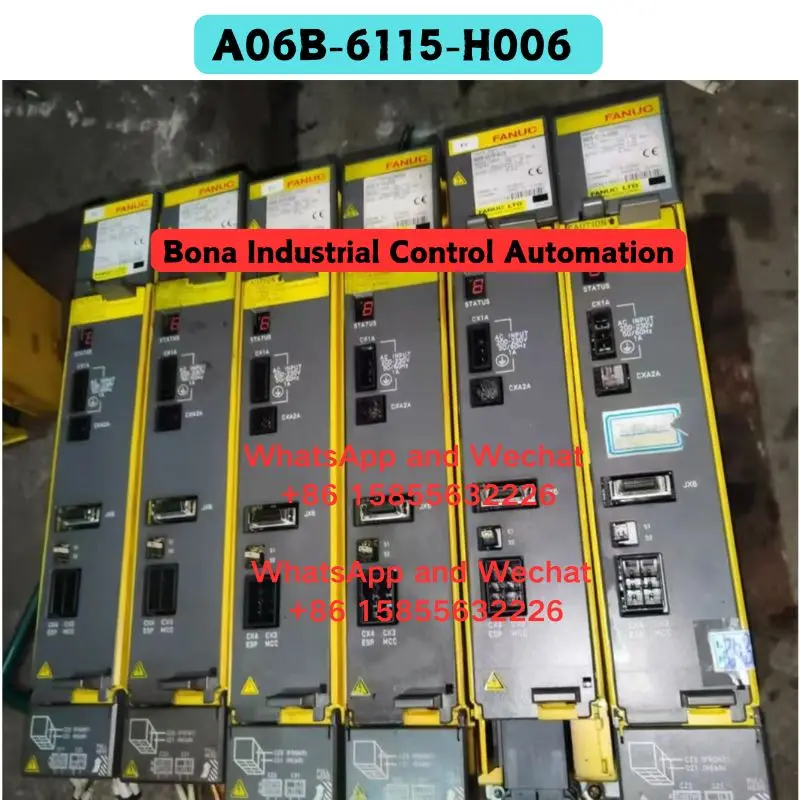 

Б/у оригинальные разобранные детали A06B-6115-H006. Функциональный тест драйвера пройден. Быстрая доставка.