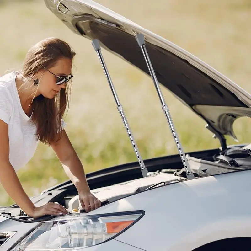 

Hood Prop Rod Hood Support Rod Car Front Engine Cover Hood Aluminum Alloy Car Repair Auxiliary Tool Ergonomic Design For Auto