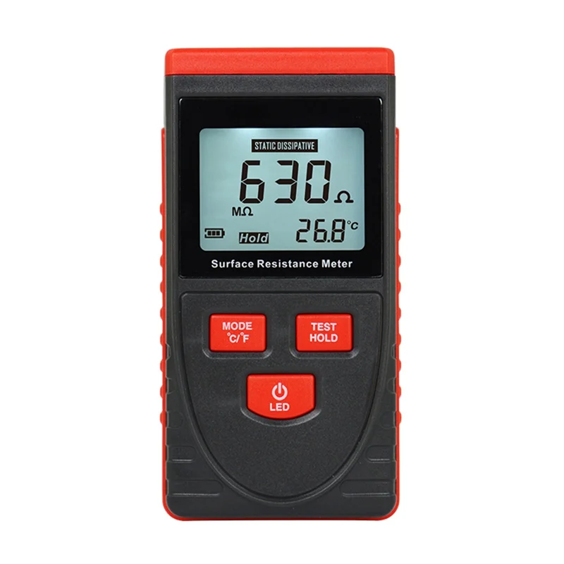 A03F-静電気検出器表面抵抗と静電気を測定するためのデジタルインピーダンス抵抗計