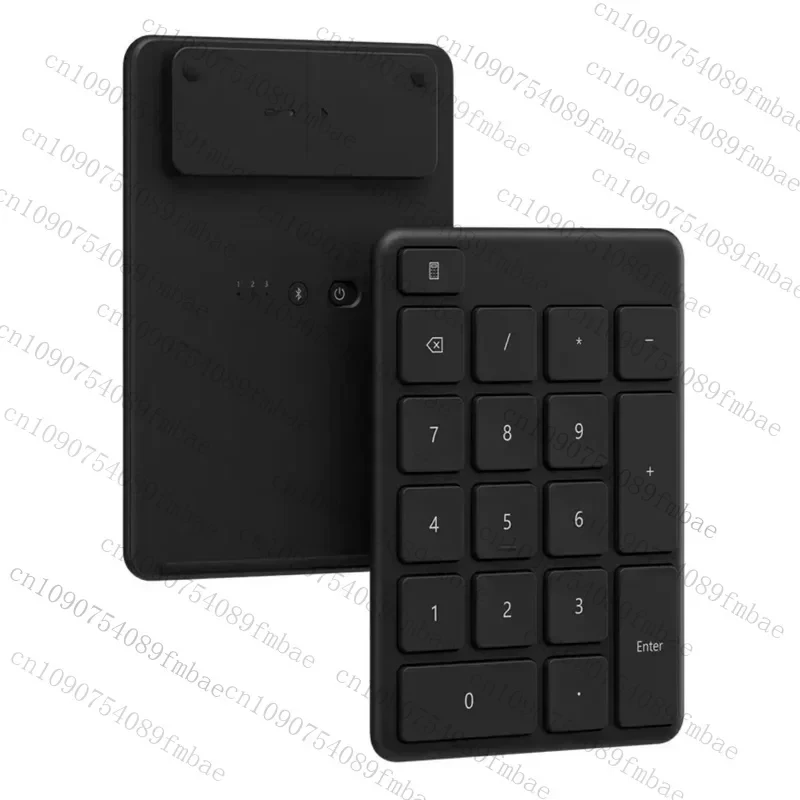 Desktop Numeric Keypad Glacier Black White 23O-00025 Digital Number Pad For Microsoft Device
