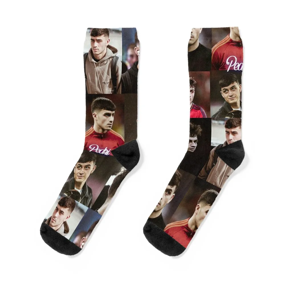 Pedri Gonzalez Socks Antiskid soccer socks kids socks floral socks Socks Girl Men's