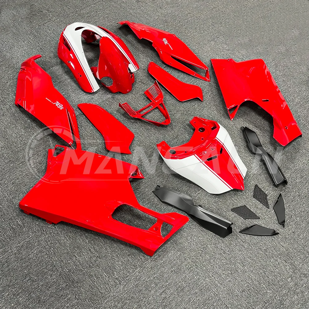 Motorcycle Fairings Kit for Ducati 749 749s 999 2003- Bodywork Set High Quality ABS Injection New red white