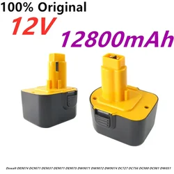 Nouveau 12V 12800mAh batterie pour Dewalt DE9074 DC9071 DE9037 DE9071 DE9075 DW9071 DW9072 DW9074 DC727 DC756 DC980 DC981 DW051