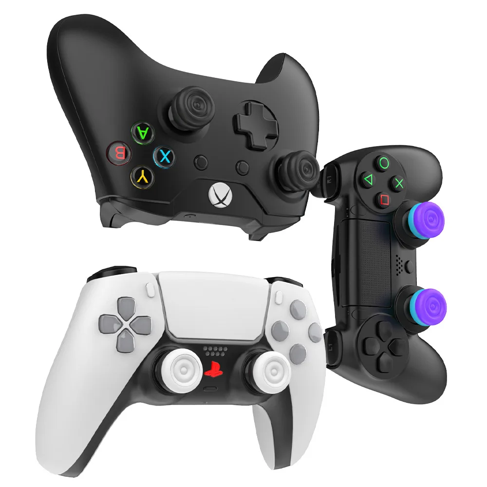 4 قطعة وسادة هوائية الإبهام السيطرة ل PS5/Xbox/التبديل/وحدة تحكم البخار لينة سيليكون عصا التحكم غطاء مكافحة زلة غطاء الراحة اكسسوارات