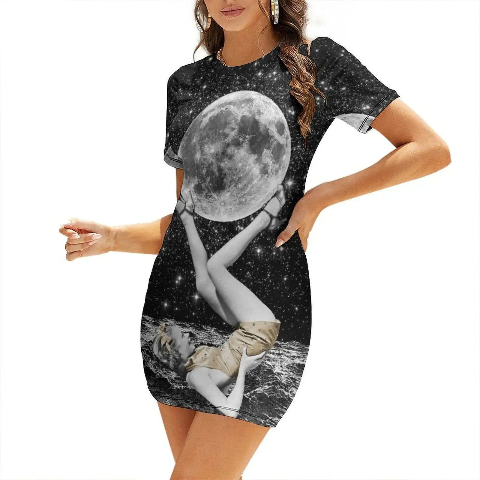 

Out of Place Short-Sleeved Dress summer outfits for women 2026 dresses ladies 2026 summer birthday dress