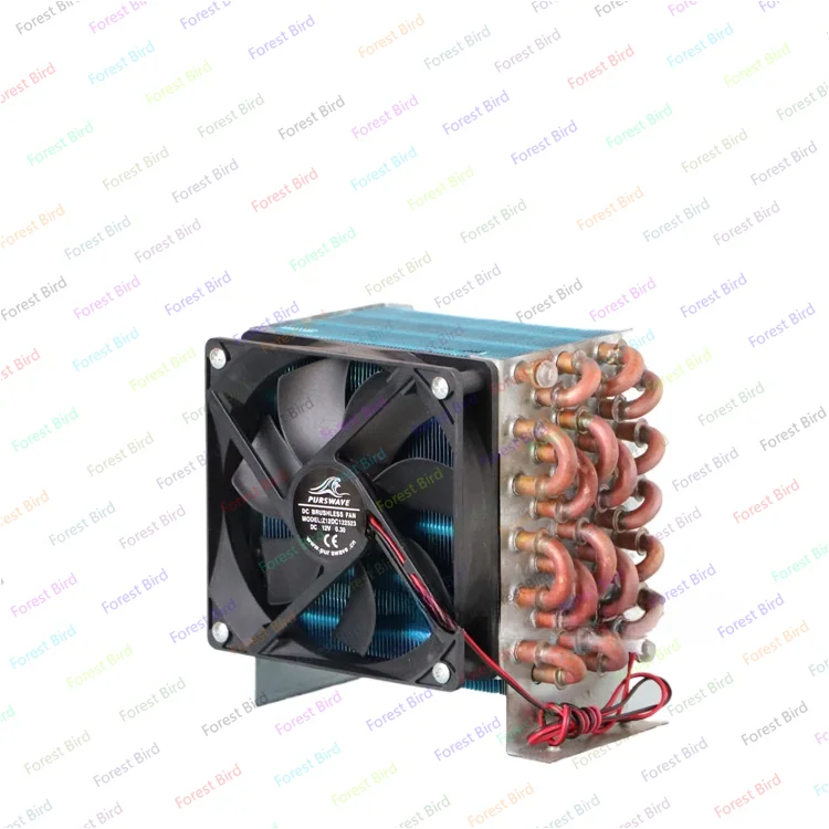 

Cp6x6x120 Welding Machine Water-Cooled Radiator Air-Cooled Condenser Copper Tube Fin Evaporator with 120 Fan