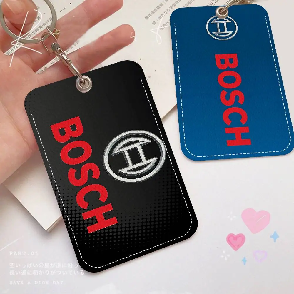

Держатель для карт B-BOSCHs Style из полиуретана с брелоком - надежная защита для банковских карт, проездных на метро и автобус, чехол для карт