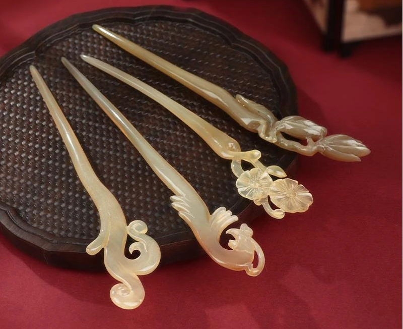 Hairpin Chinese cheongsam disc hairpin ancient Hanfu hairpin handmade national style hair accessories