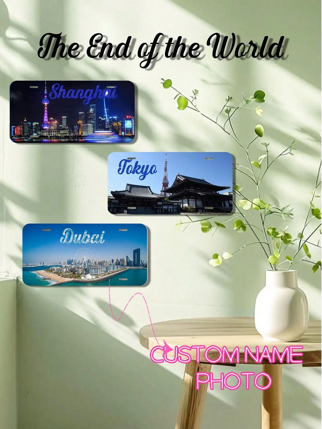 

Personalized Aluminum Sign Custom Image Text 11 8x5 9 Inches Durable Metal Wall Art Birthday Graduation Romantic Gift