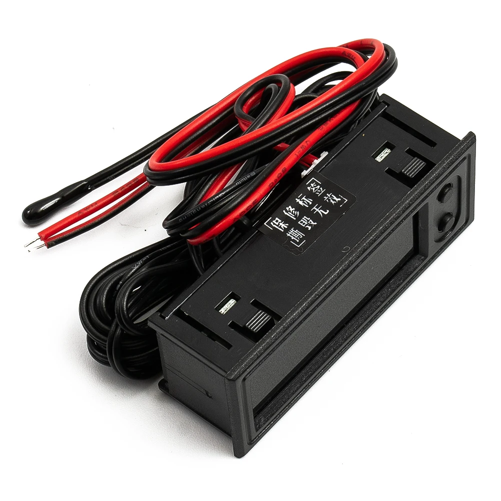1PC 3in1 Vehicle Thermometer Voltmeter Clock LED Digital Display Voltmeter Panel Meter 12V FOR Car Electromobile Motorcycle Acce view 5