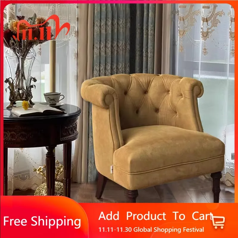 

American Single Living Room Chairs French Bedroom Vintage Back Support Living Room Chairs Modern White Silla Nordica Furniture