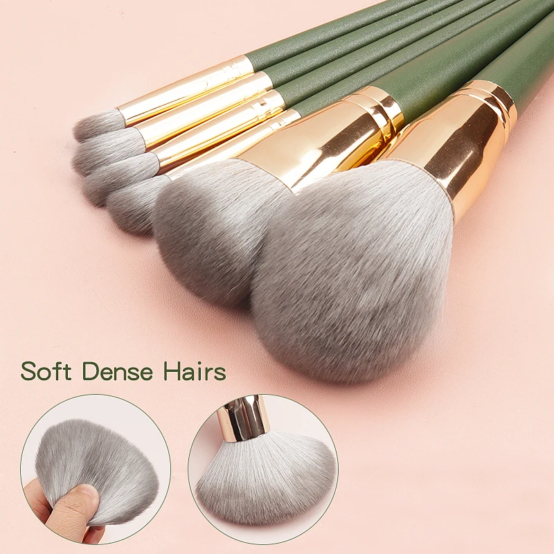 Soft Fluffy Makeup Brushes Set, Pó Cosmético, Sombra de Olho, Fundação Blush, Mistura, Beleza, Ferramentas de Maquiagem Feminina, 14 Pcs