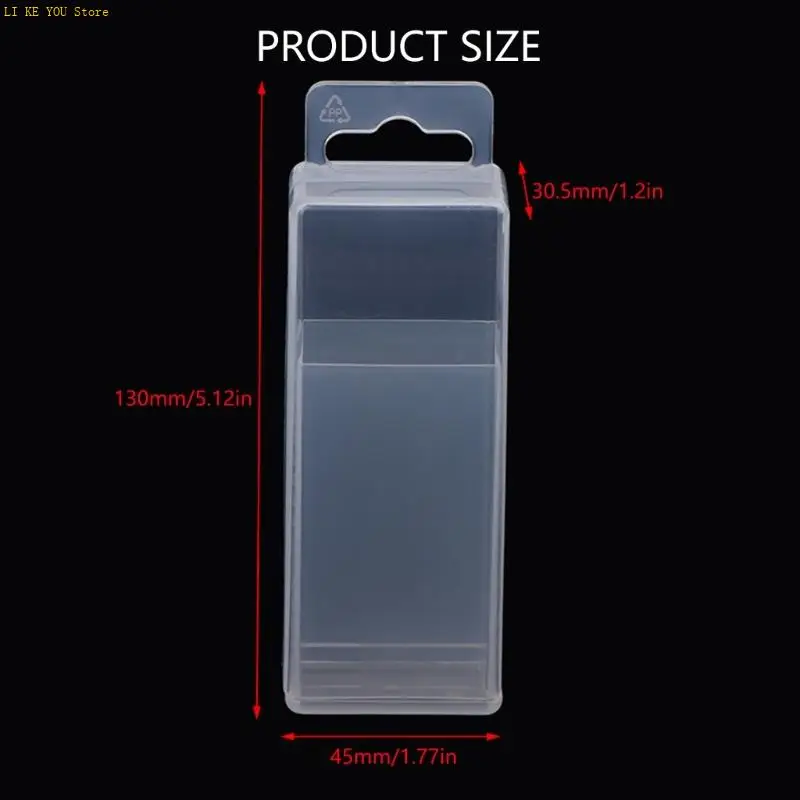 W3JE Portable Telescópico Bit Organizadores Box Caso almacenamiento cortador plástico transparente para fácil