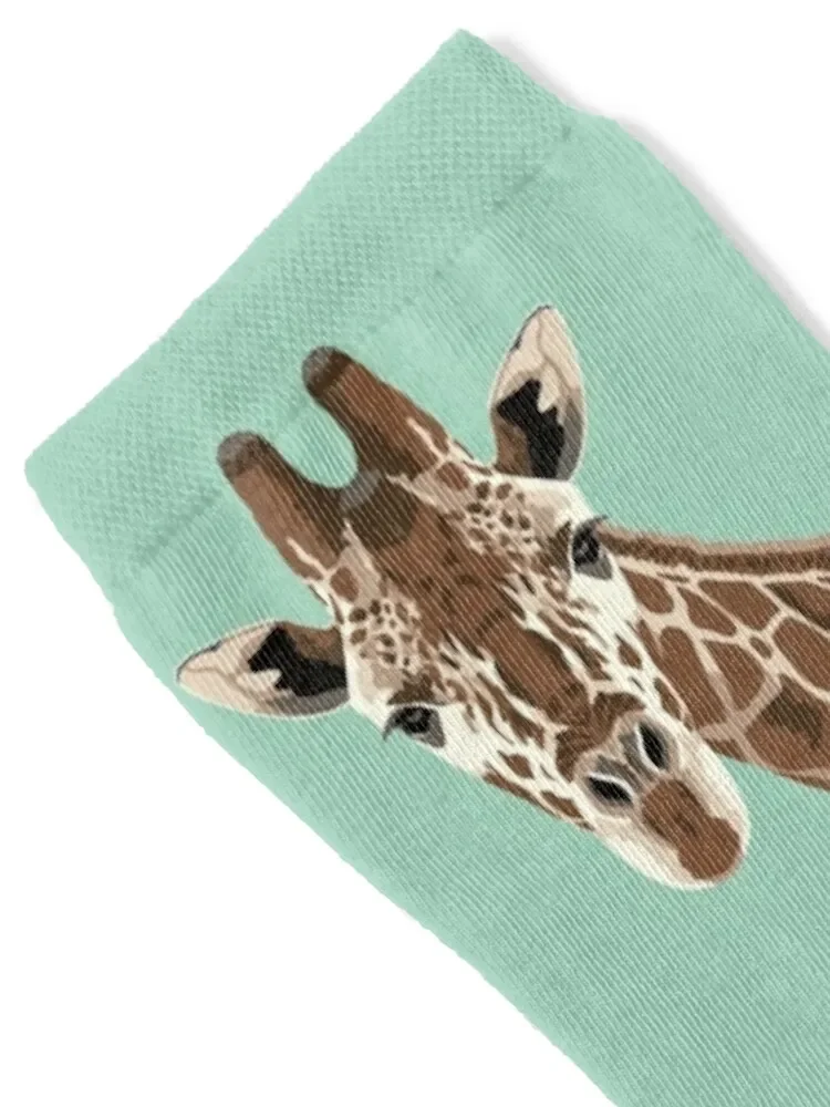 Giraffe portrait Socks funny gifts Men's FASHION Man Socks Women's