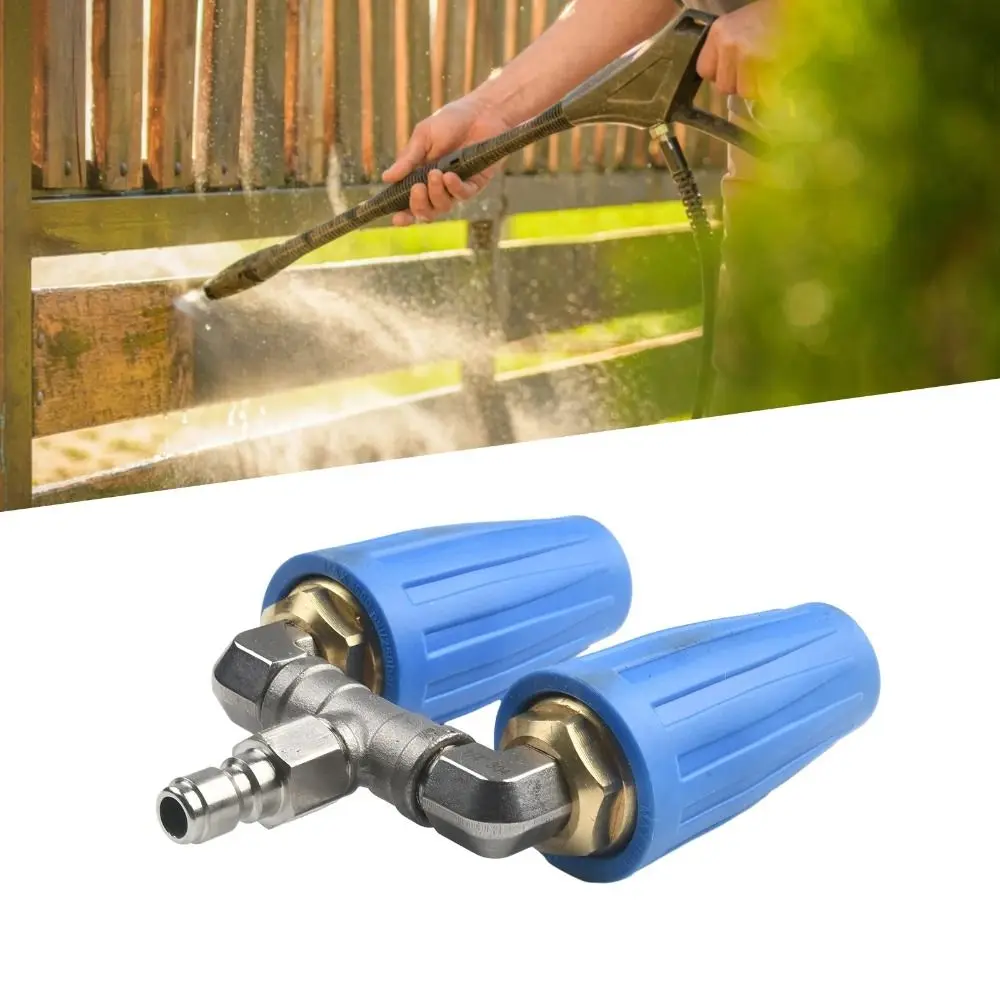 360°Rotating Dual Turbo Nozzle Pressure Washer 1/4