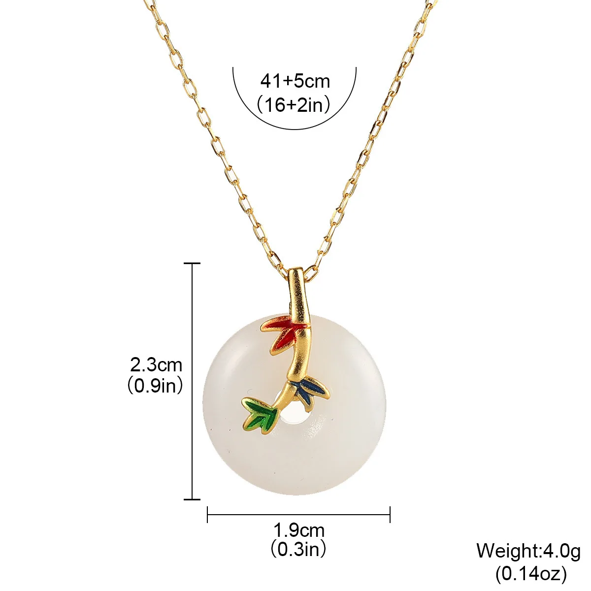 Collier haut en bambou, pendentif diversifié, style national, chaîne de clavicule, été 2024