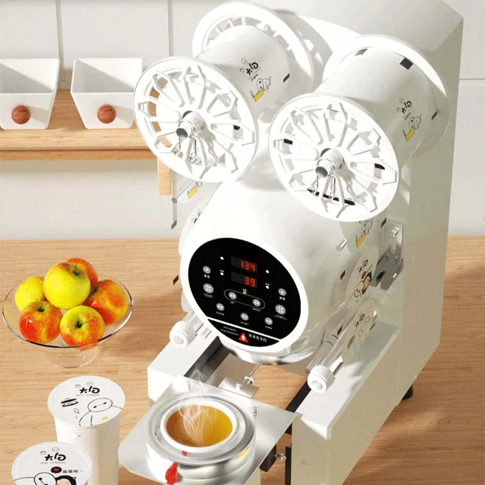 95/90 sigillatrice universale per tazze sigillatrice per tazze intelligente completamente automatica commerciale Seladorar Capsuleuse