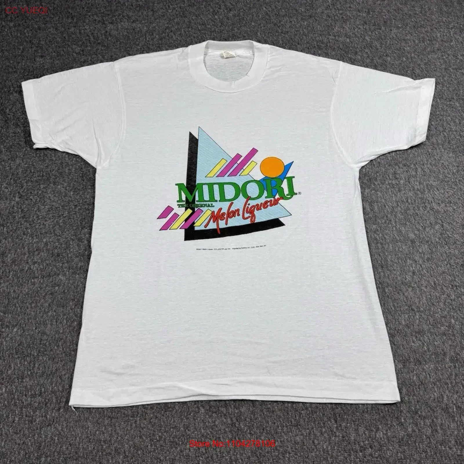 Screen Stars Midori The Original Malt Liquor T Shirt Mens Size L Vintage 80s vintage Washed homme Soft designer clothes graphic